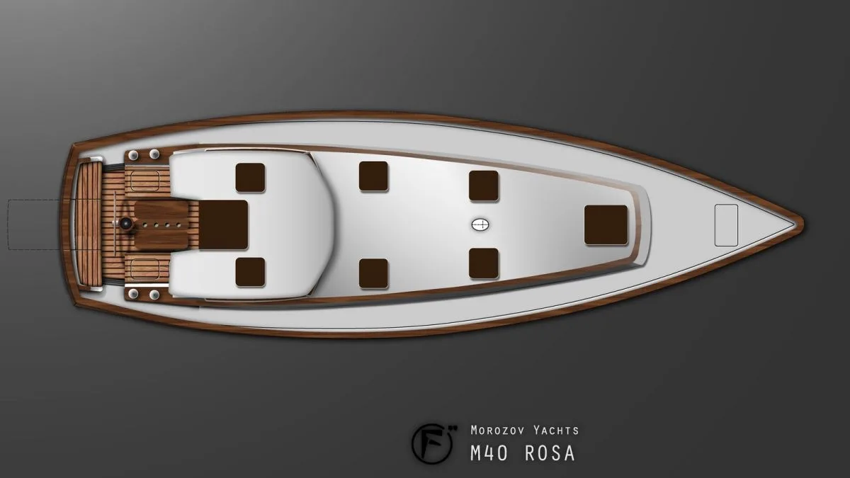 Morozov Yachts M40 Rosa Classic Pilothouse Cutter — фото 7