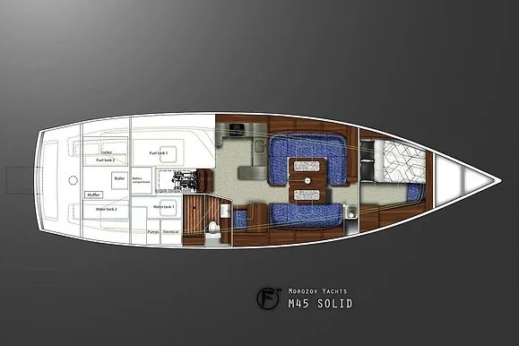 Morozov Yachts M45 Solid Classic Cruiser — photo 4