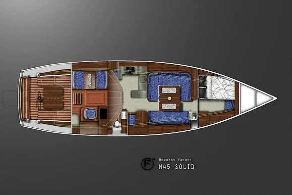 Morozov Yachts M45 Solid Classic Cruiser — photo 5