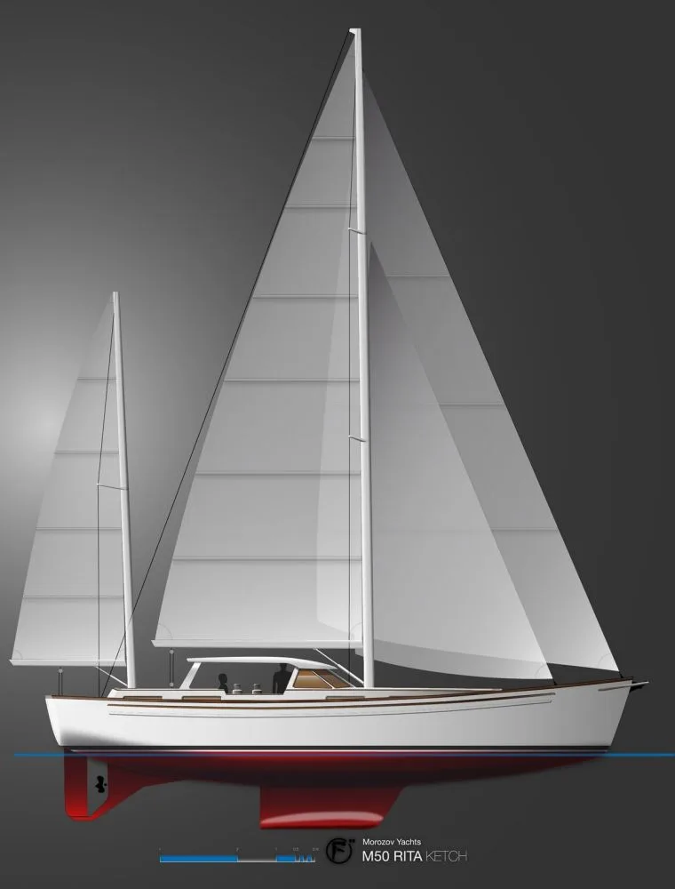 Morozov Yachts M50 Rita Classic Cruiser — фото 4